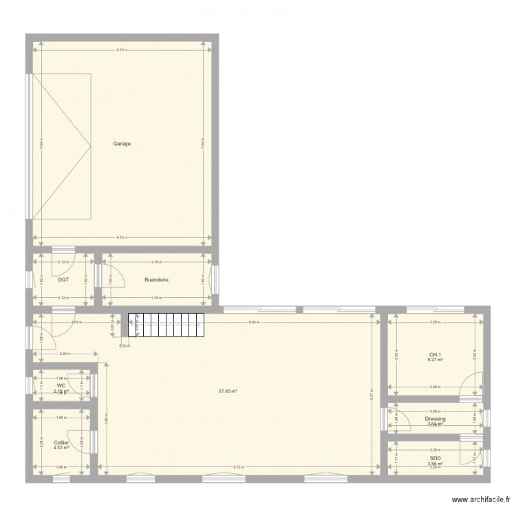 Maison Mecleuves RS 1 projet 2. Plan de 0 pièce et 0 m2