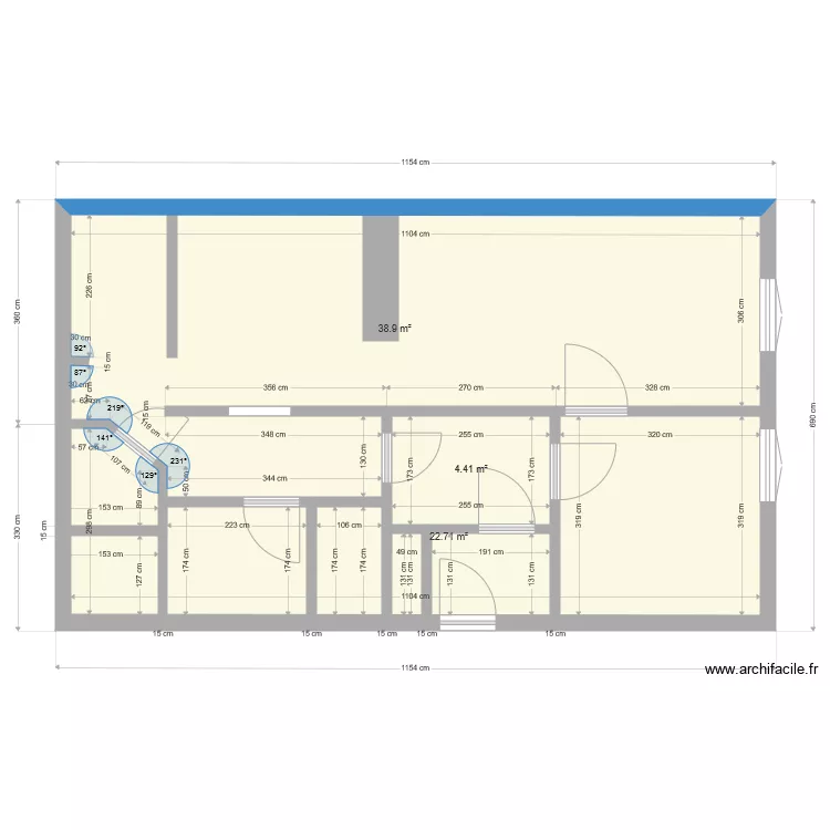 PLan etage3. Plan de 