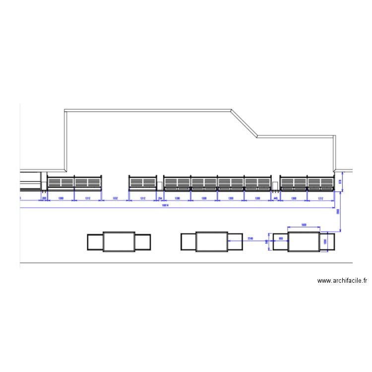 boulangerie. Plan de 0 pièce et 0 m2