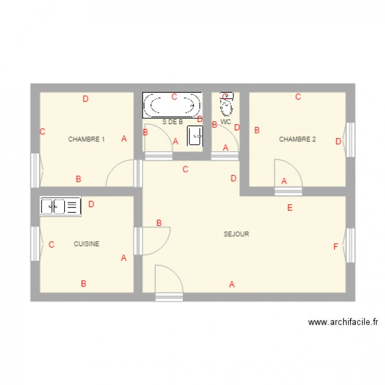 BOUSSARDON 5. Plan de 0 pièce et 0 m2