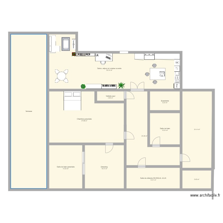 Appartement Marina. Plan de 0 pièce et 0 m2