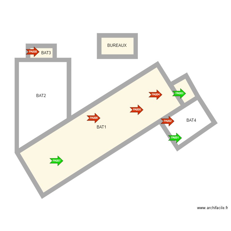 BATIMENT_RICH01. Plan de 4 pièces et 31 m2
