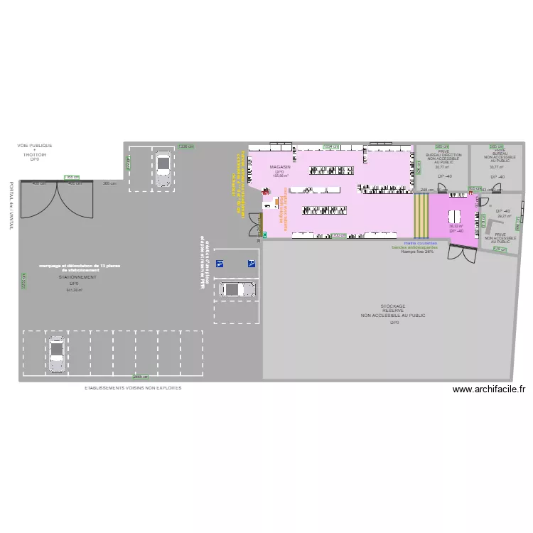HD PECHE VUE D'ENSEMBLE APRES TRAVAUX. Plan de 