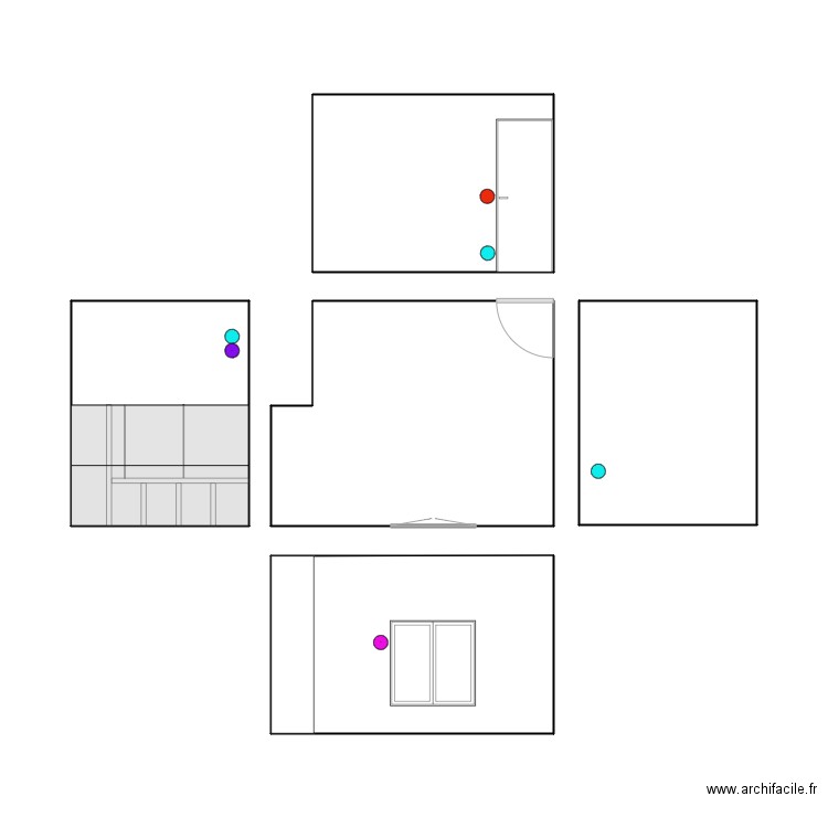 Chambre 3. Plan de 0 pièce et 0 m2
