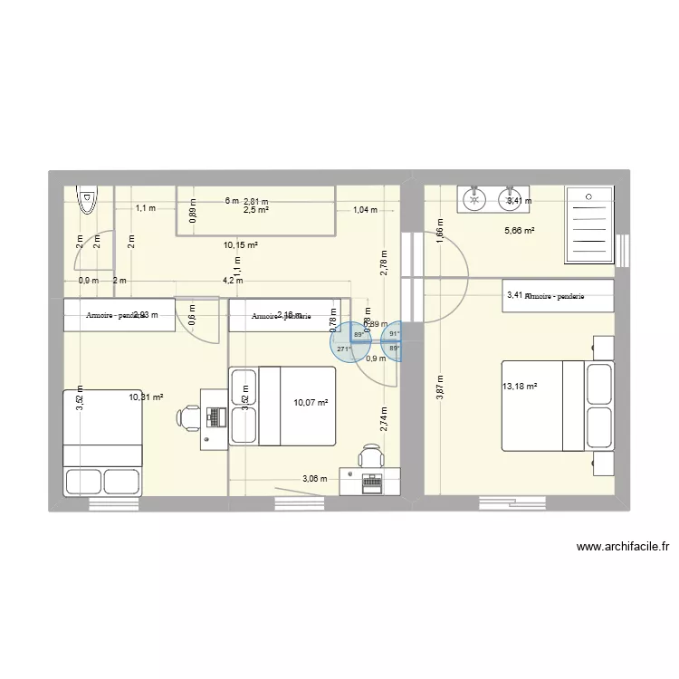 maison DP V2. Plan de 11 Pièces et 141 m² maison DP V2. Plan de 11 Pièces et 141 m²