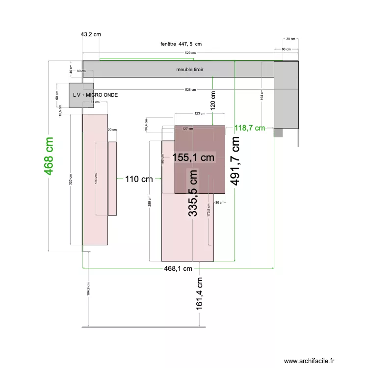 cuisine maison . Plan de 