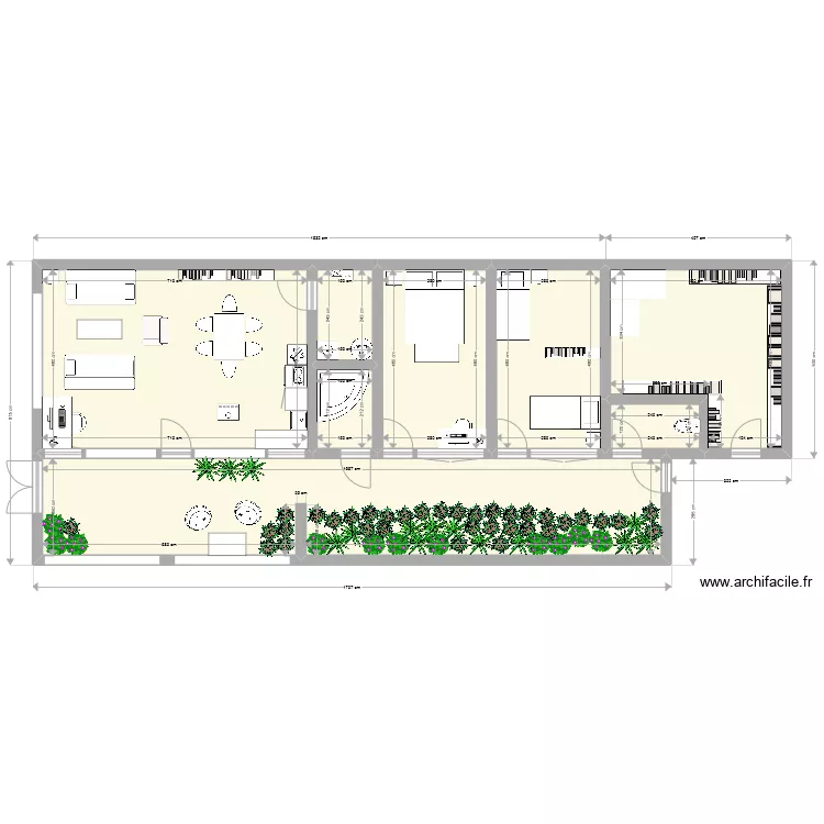 Plan de niveau V finale avec meubles. Plan de Plan de niveau V finale avec meubles. Plan de