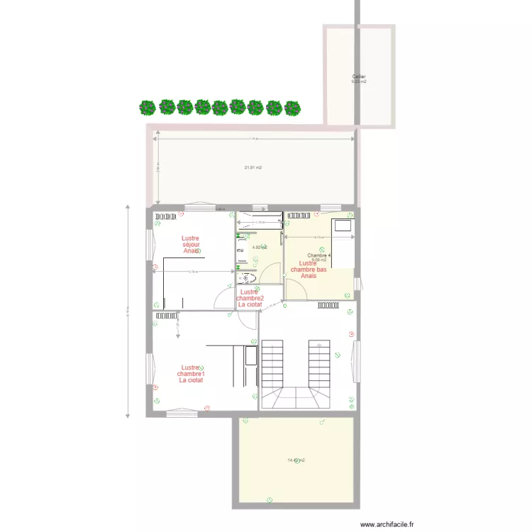 1er étage Janvier 2016. Plan de 1er étage Janvier 2016. Plan de