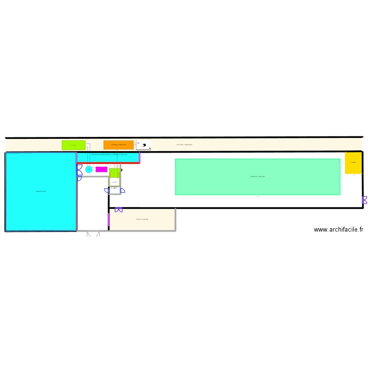 RELIKAJ HALL LAYOUT 5.0. Plan de 6 pièces et 704 m2