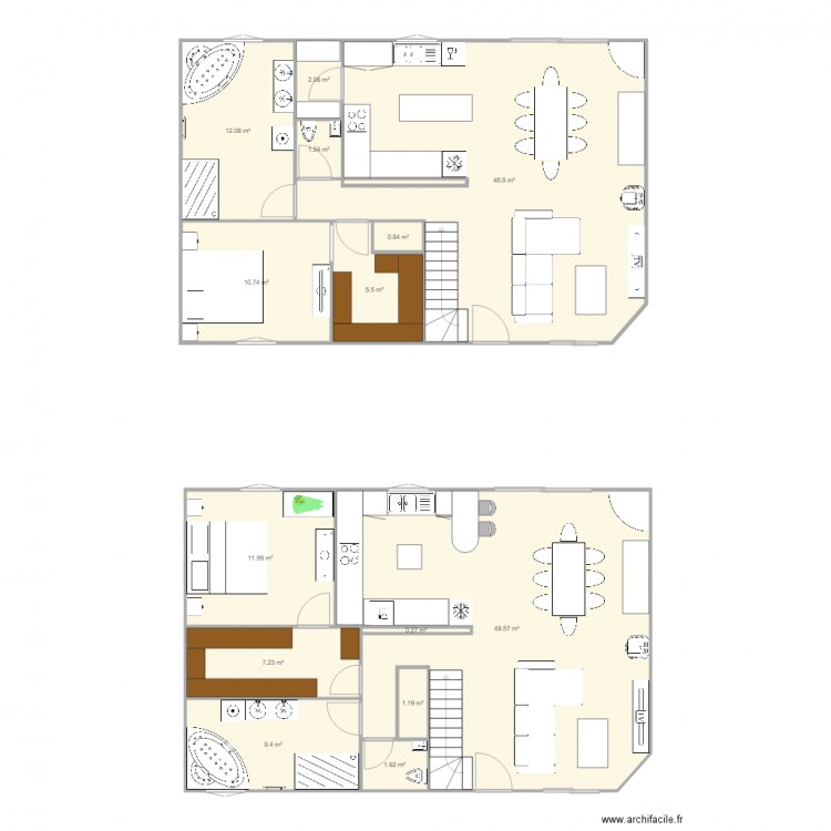 PC95 RDC. Plan de 0 pièce et 0 m2