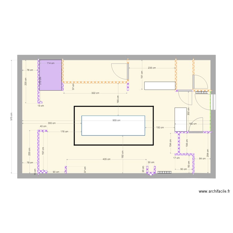 magasin tiebreak AVEC MEUBLES. Plan de 0 pièce et 0 m2