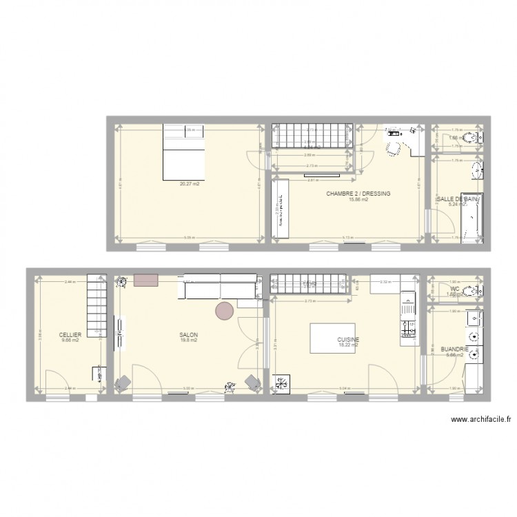 plan nouvelle maison. Plan de 0 pièce et 0 m2