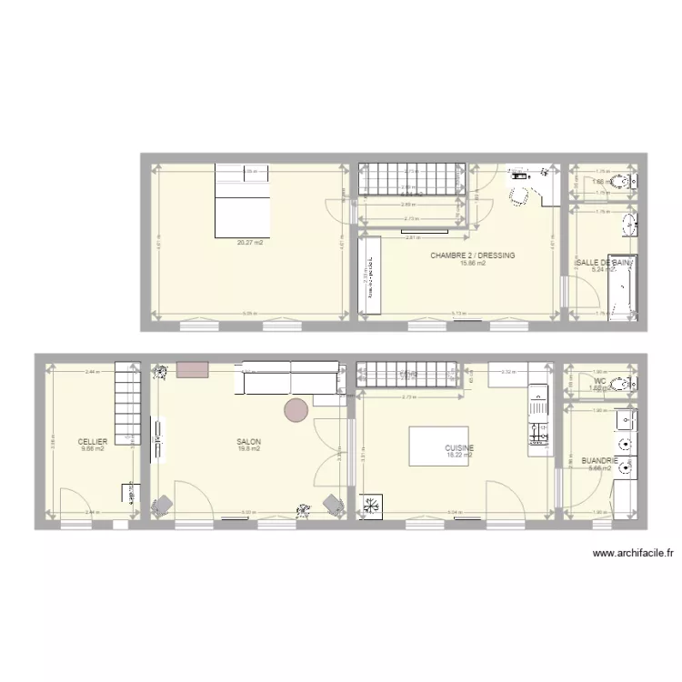 plan nouvelle maison. Plan de 
