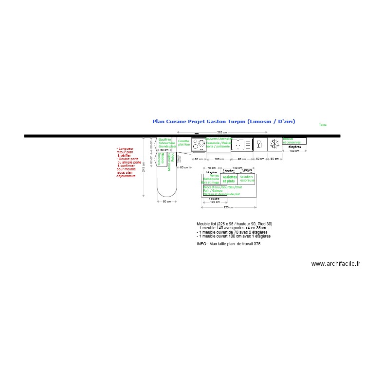 cuisineRANGEMENT. Plan de 0 pièce et 0 m2