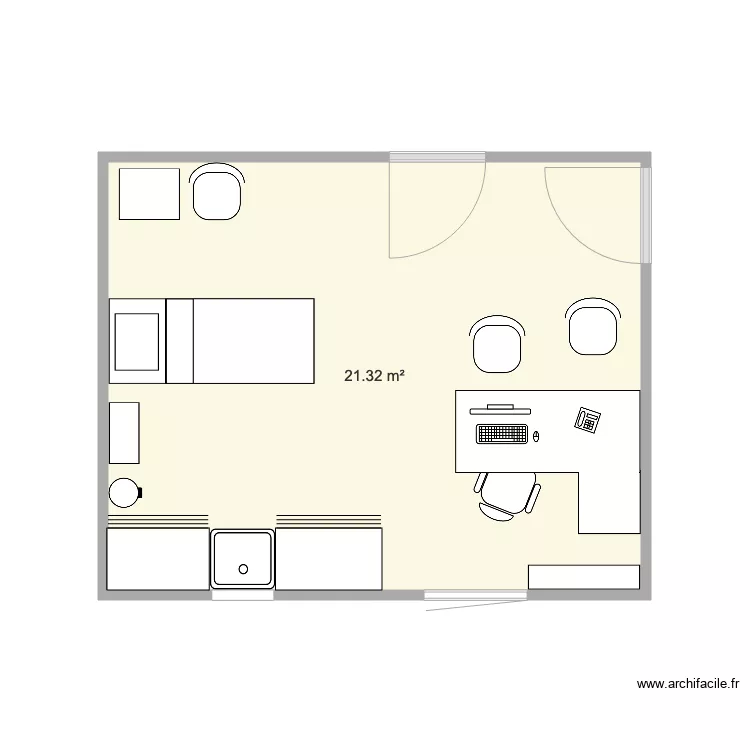 CABINET n 2. Plan de 