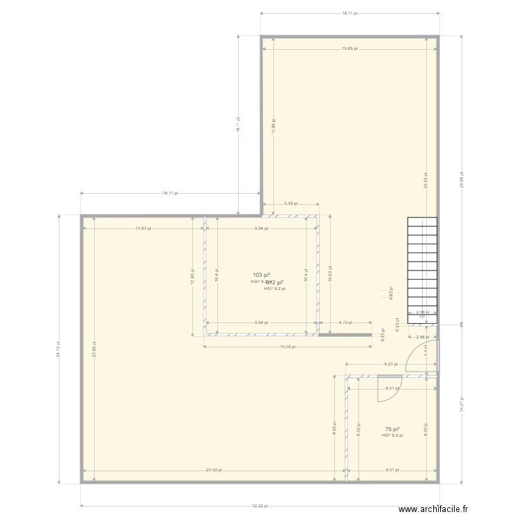 maison agrandissement 004. Plan de 0 pièce et 0 m2