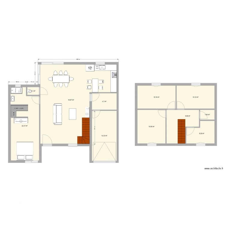 Maison projet 3. Plan de 0 pièce et 0 m2