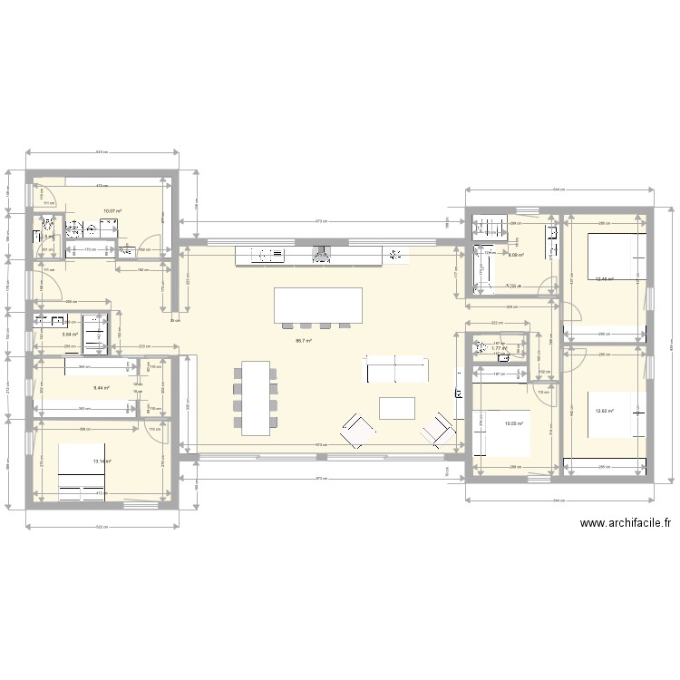 Maison ossature bois 4. Plan de 0 pièce et 0 m2