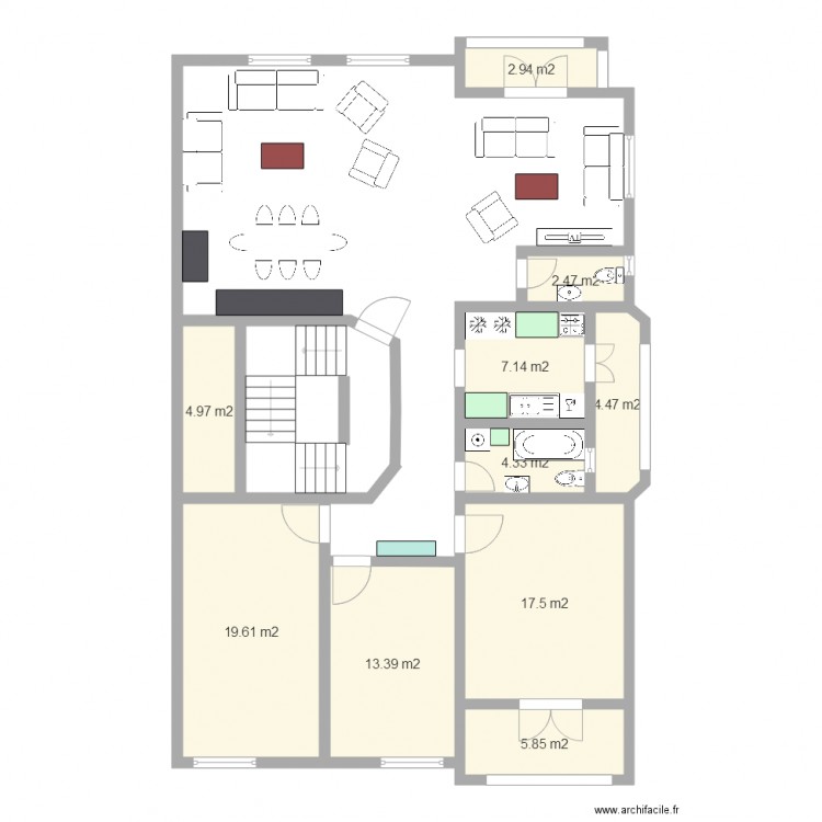 SalheyaFloor1. Plan de 0 pièce et 0 m2