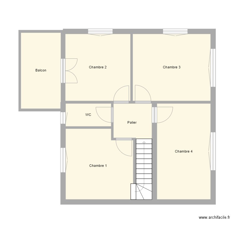 Croquis MARCHAL Etage. Plan de 0 pièce et 0 m2