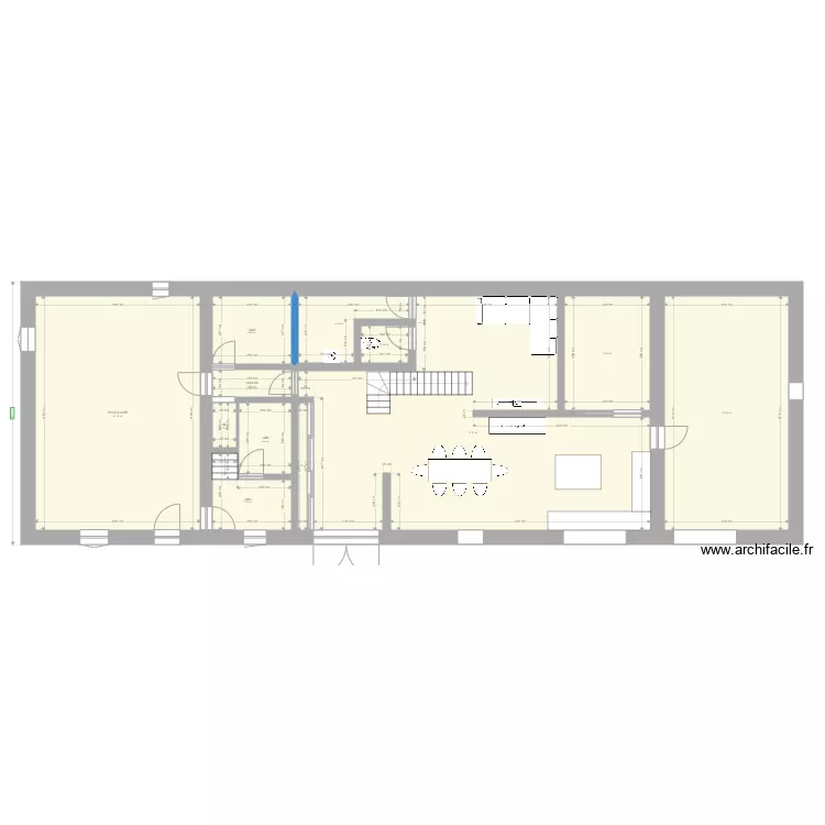 Maison. Plan de 