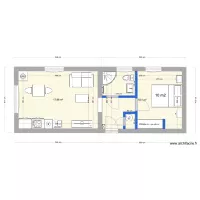 appart 1 + cuisine - 36m&sup2; version B