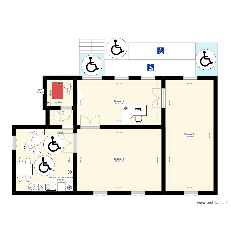 Dossier 4.7. Plan de 6 pièces et 101 m2