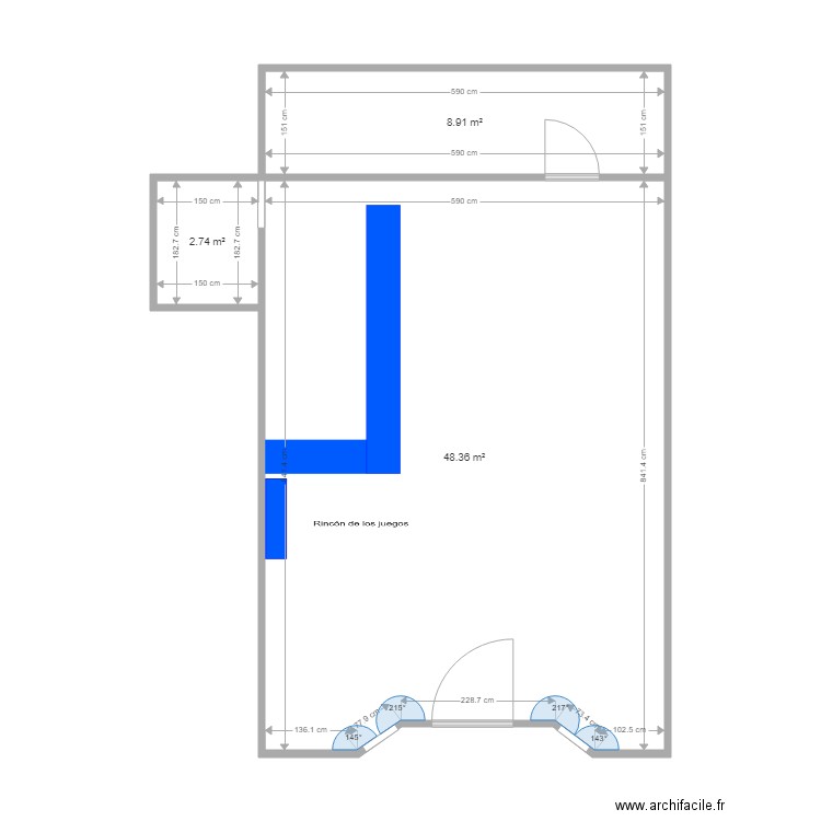 55090 Local Actual. Plan de 0 pièce et 0 m2