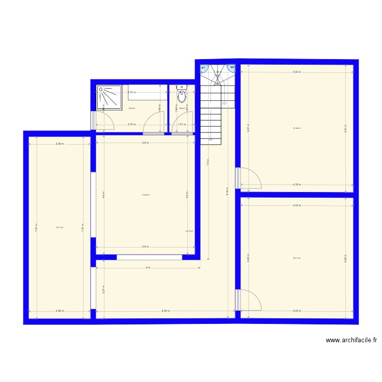 Appart Christine. Plan de 0 pièce et 0 m2