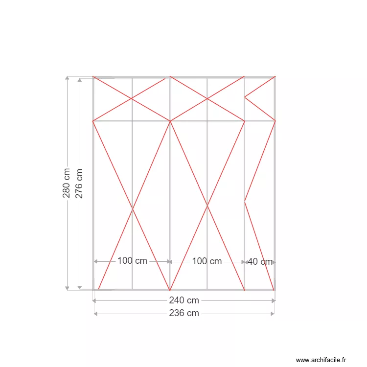 placards mezieres chbre 2 int. Plan de 