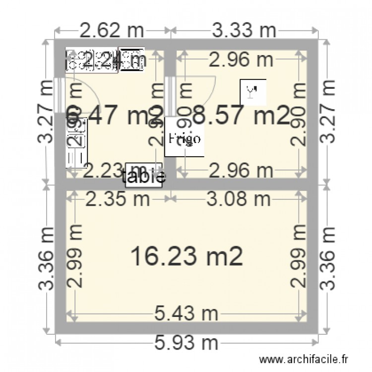 labenne. Plan de 0 pièce et 0 m2