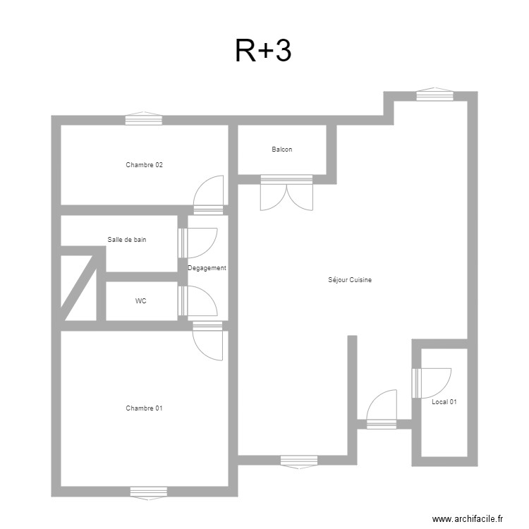 350600725. Plan de 10 pièces et 91 m2