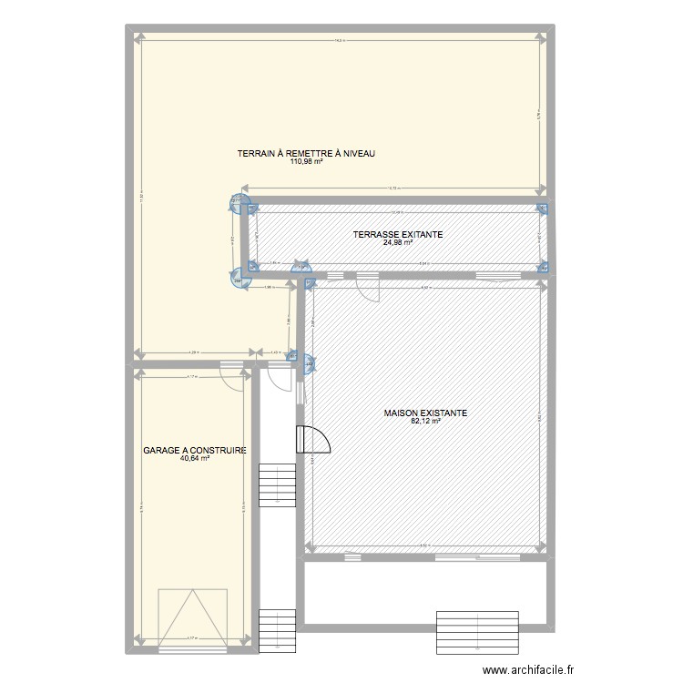 MAISON OEUTRANGE. Plan de 4 pièces et 259 m2