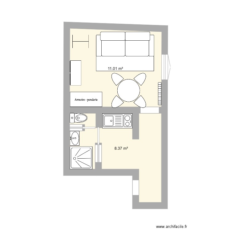 estimation 1 appartement. Plan de 0 pièce et 0 m2