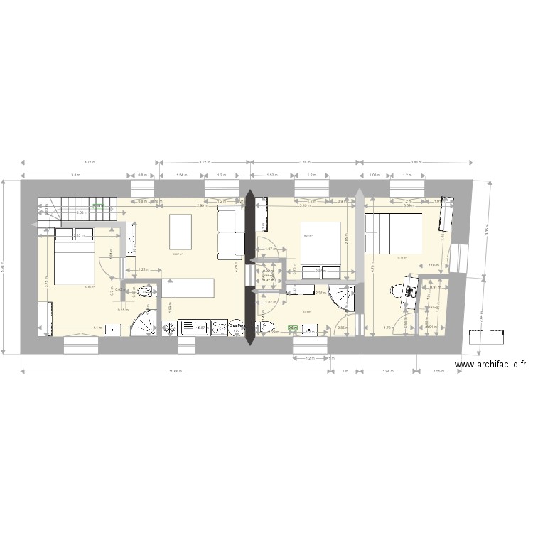 TOULENNE avec RDC PAPA v2. Plan de 0 pièce et 0 m2