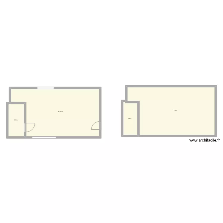 KAB. Plan de 4 et 159 m² KAB. Plan de 4 et 159 m²