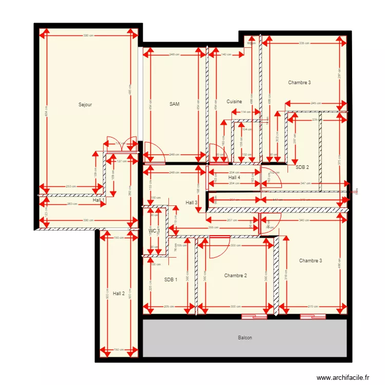 le miami. Plan de 