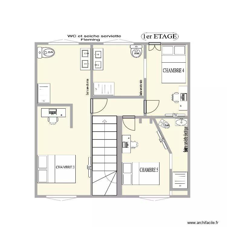 FLEMMING 1 ETAGE . Plan de FLEMMING 1 ETAGE . Plan de