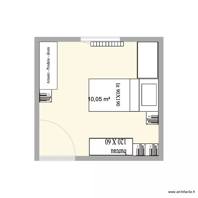 Chambre Soan Plan 1. Plan de 