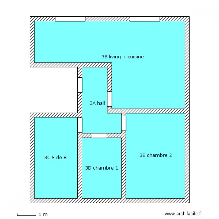 Cadet. Plan de 0 pièce et 0 m2