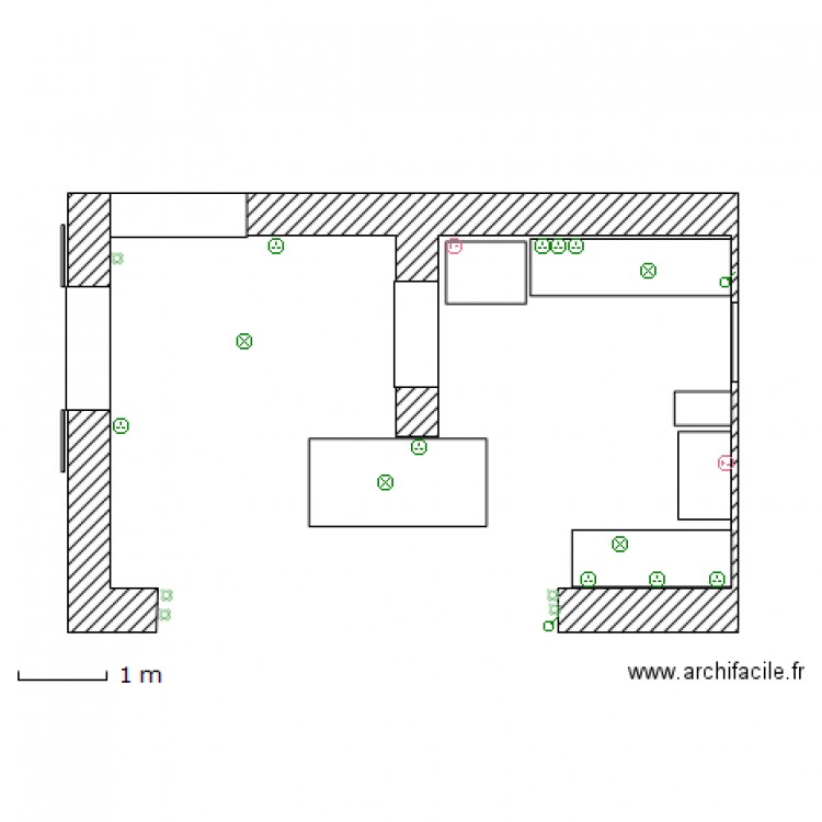 cuisine. Plan de 0 pièce et 0 m2