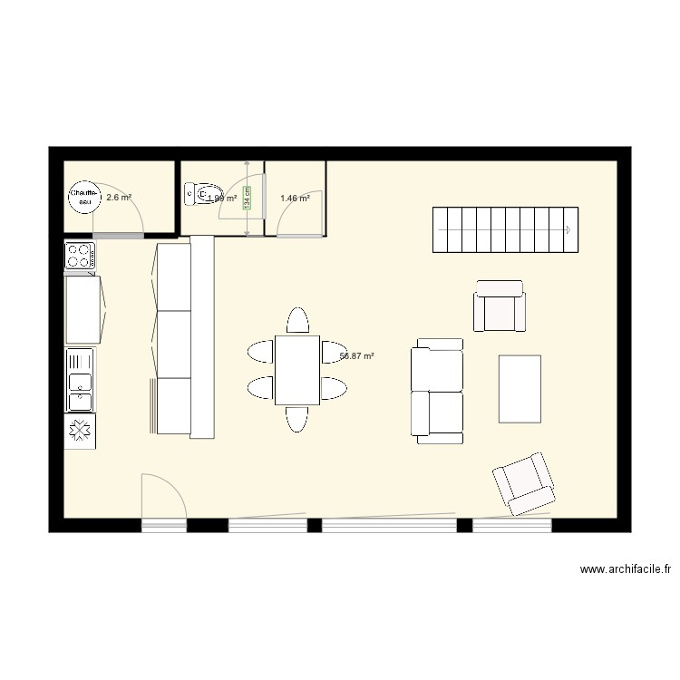 Gite Le Flot. Plan de 0 pièce et 0 m2