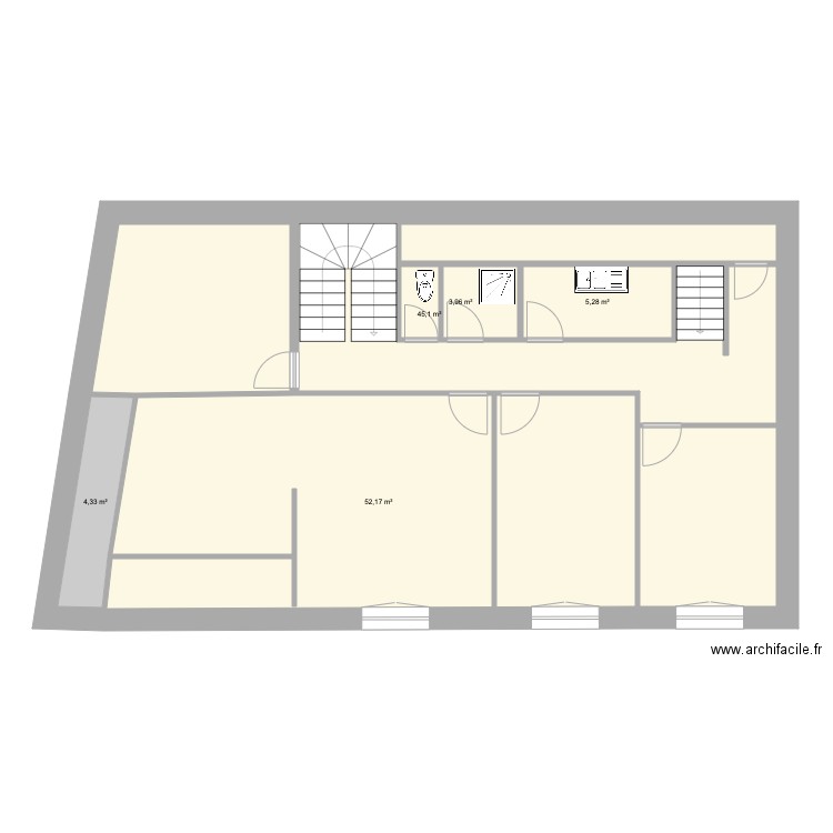 Izeaux 2ieme étage. Plan de 0 pièce et 0 m2