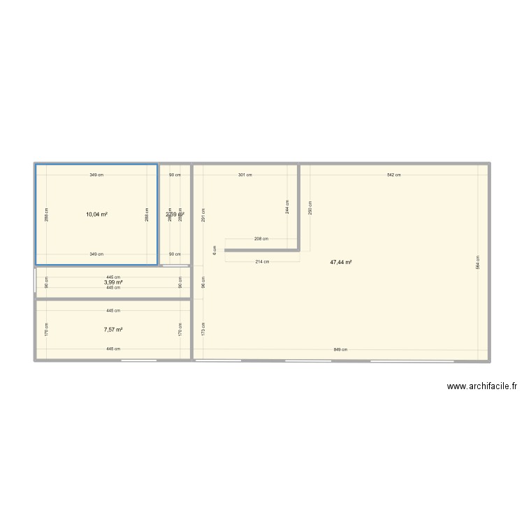 rez de chaussé HSP 245 cm base. Plan de 0 pièce et 0 m2