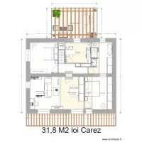 Appartement etage UMIA loi carrez