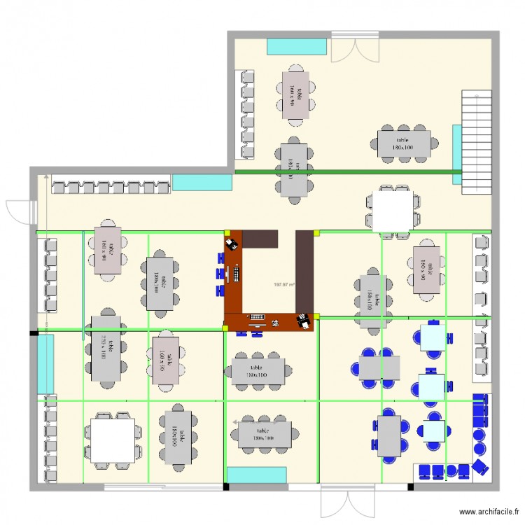 plan aménagement 04 12 17. Plan de 0 pièce et 0 m2