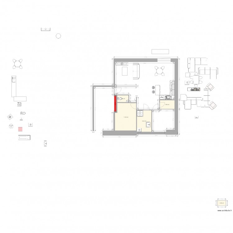 CUISINE A22 BIS. Plan de 0 pièce et 0 m2