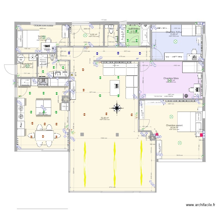 MarlyaFutur10. Plan de 11 pièces et 162 m2