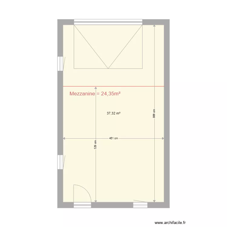 Garage Campsas DIDIER LONJOU. Plan de 