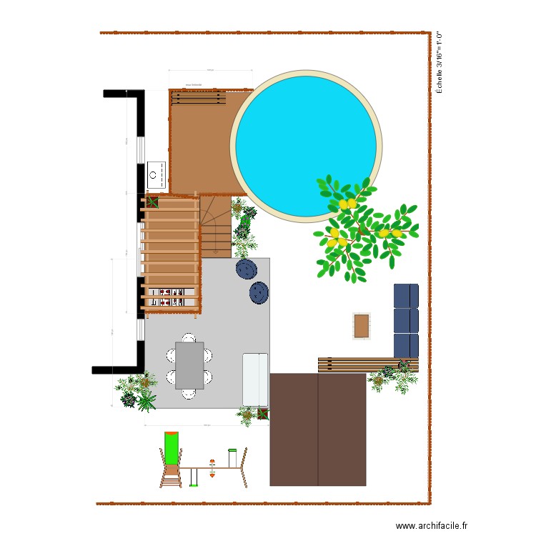 ouellet. Plan de 0 pièce et 0 m2